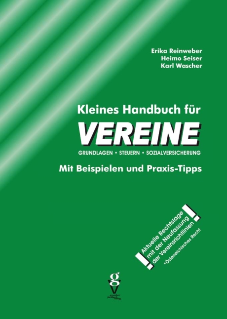 Buchcover Handbuch fr Vereine vorne - Gestaltung PR + Marketing Agentur Leodolter