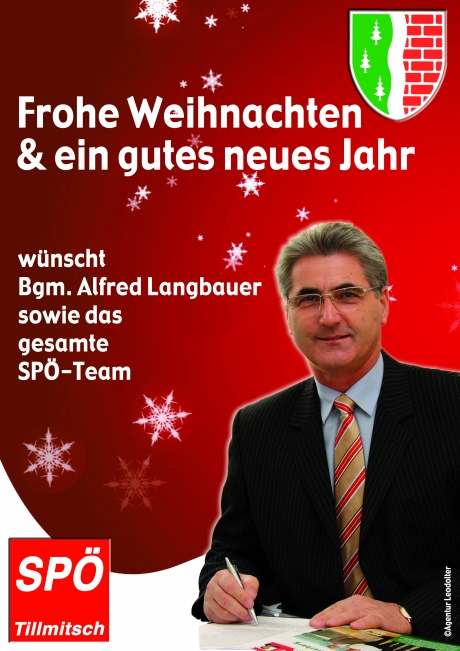 Plakat SP Weihnachten 2009 - Gestaltung PR + Marketing Agentur Leodolter