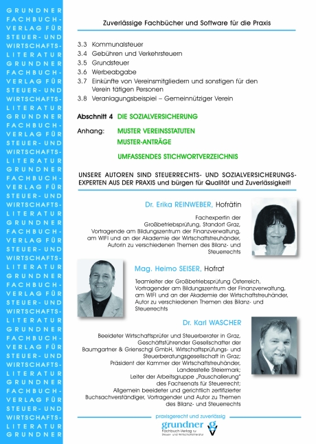 Katalog Fachbuchverlag Grundner Seite 4 - Gestaltung PR + Marketing Agentur Leodolter